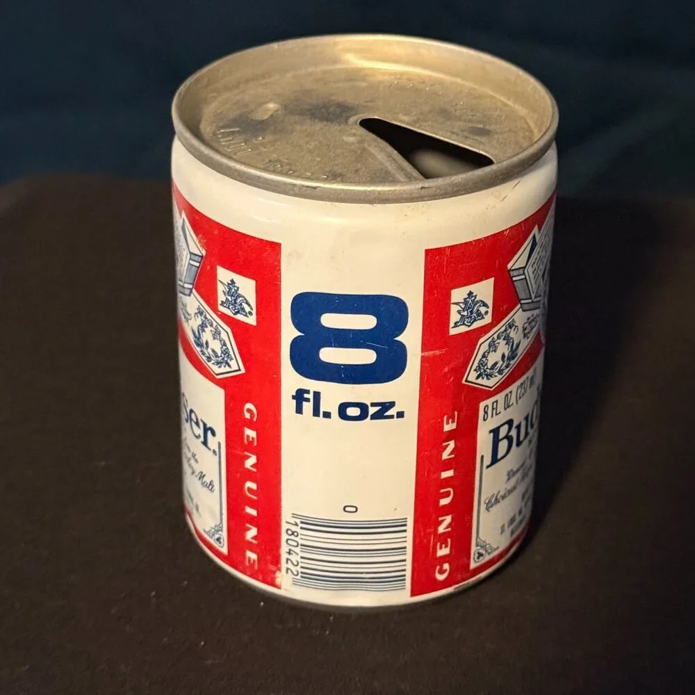 Budweiser Vintage beer can - 8oz